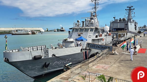 Le CGS Valiant de retour à Maurice après sa remise en état en Inde